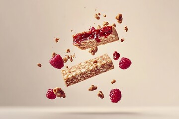 Sticker - Delicious Raspberry Granola Bar