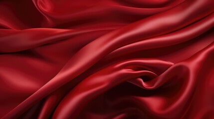 Wall Mural - luxurious silk red background