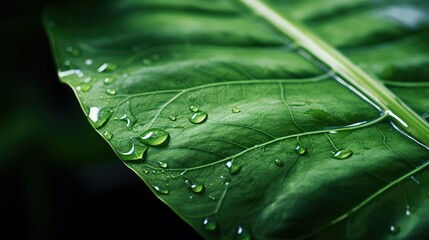 Wall Mural - green cypress leaf