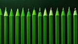 shades green crayon