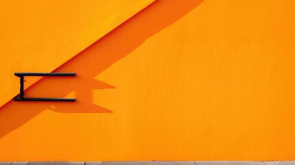 Wall Mural - energy orange diagonal lines