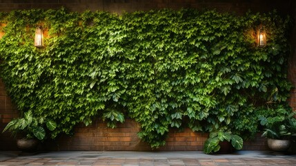 Poster - greenery home outdoor wall