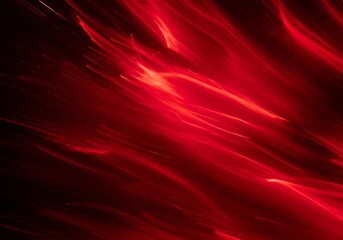 Wall Mural - an abstract composition featuring a dynamic red light streak, adding a bold and eye-catching element