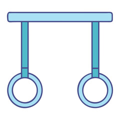 Poster - Gymnastic Rings Icon