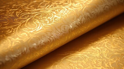 Poster - intricate golden foil