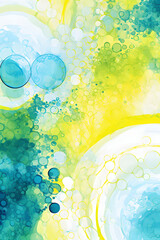 Fototapete - yellow green blue and white funky texture design abstract geometric pattern graphics poster background
