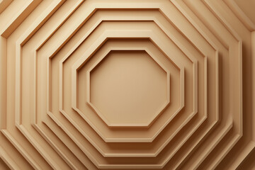 Poster - close up of a patterned wall with a large oval in the center. The oval is surrounded by a series of smaller ovals, creating a sense of depth and dimension