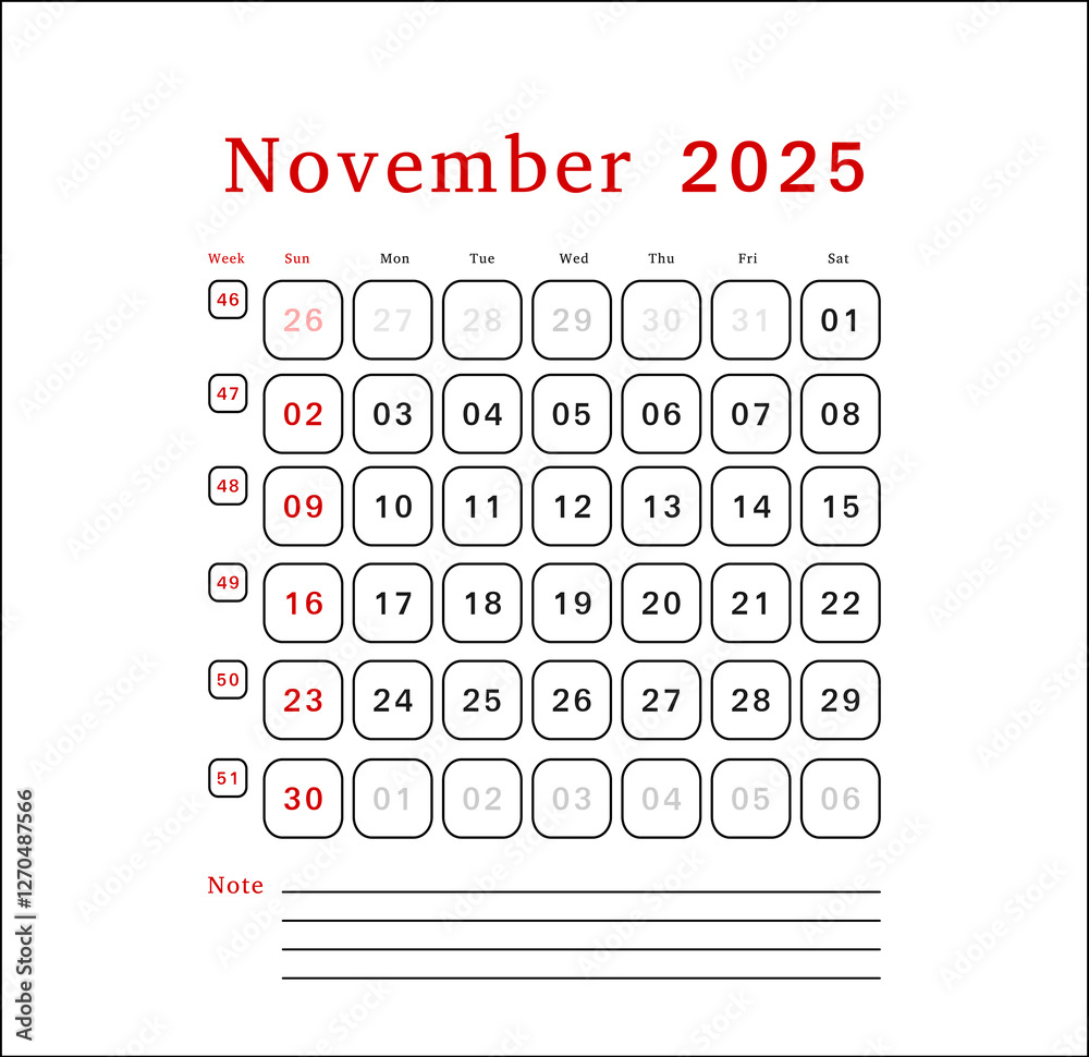 letter-calendar-for-november-2025-the-week-begins-on-sunday-time