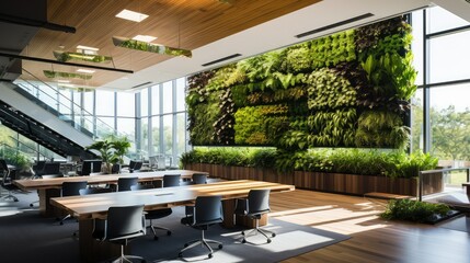 Wall Mural - workspace office landscaping