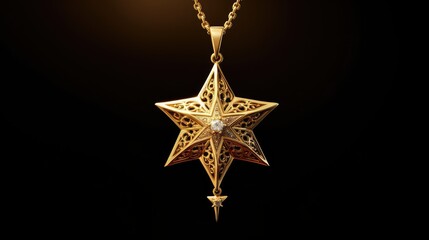 Wall Mural - jewelry gold stars