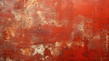 Wall Mural - paint red grunge texture