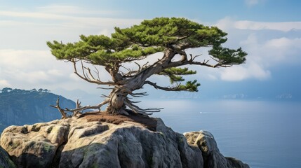 Poster - landscape bonsai tree in nature