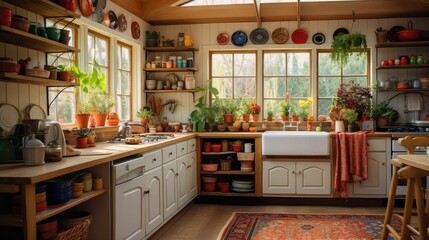 Wall Mural - sink kitchen interior