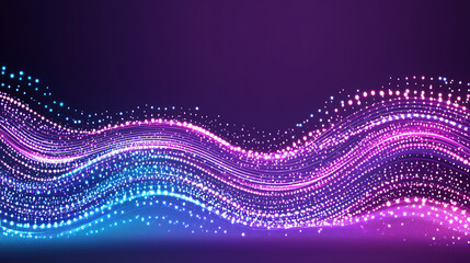 Poster - Abstract Data Stream Visualization with Luminous Particle Waves in a Dynamic Gradient Spectrum