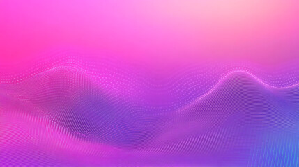 Poster - Abstract Digital Landscape with Dotted Grid and Gradient Hues for Modern Tech Applications