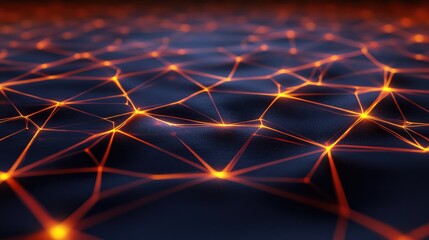 Poster - Dynamic network connections abstract digital space graphic design modern technology aerial view data visualization