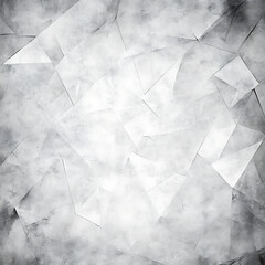 Poster - Abstract White and Gray Geometric Pattern with Textured Triangular Surfaces and Modern Art Style