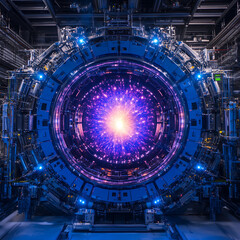 Poster - Advanced Technological Portal Activation Device With Energetic Burst and Circular Structure