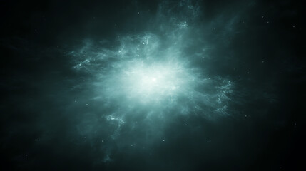 Poster - Celestial Nebula Cloud Deep Space Exploration of Cosmic Radiance and Galactic Light Burst Display