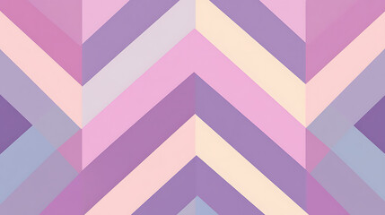 Poster - Chevron Gradient Pattern in Lavender Hues An Abstract Geometric Backdrop with a Soft Pastel Color Palette
