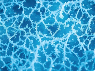 Abstract Blue Network Structure