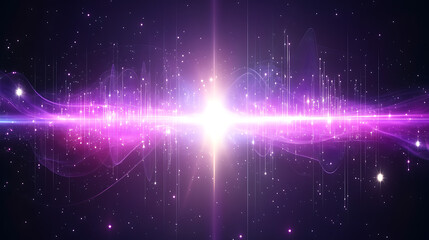Poster - Cosmic Radiance Burst of Light and Energy in the Galaxy