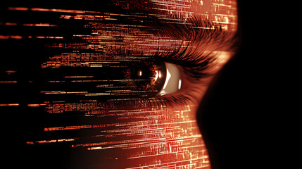 Poster - Digital Eye Gaze Data Stream Visualization Concept for Technology of the Future Interface Design