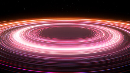 Poster - enigmatic cosmic disk nebula of swirling energy and light phenomena in deep space exploration