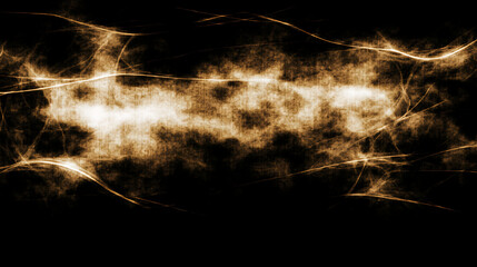 Poster - Ethereal Energy Flow Abstract Glows in Dark Background Concept for Innovation and Creativity Arts