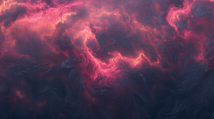 Poster - Ethereal Nebula Cloudscape of Cosmic Dust and Stellar Flames in the Deep Cosmos Depths of Space