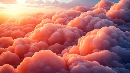 Poster - High Altitude Sunset Cloudscape