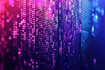 Poster - Dynamic digital data visualization abstract environment graphic design colorful patterns