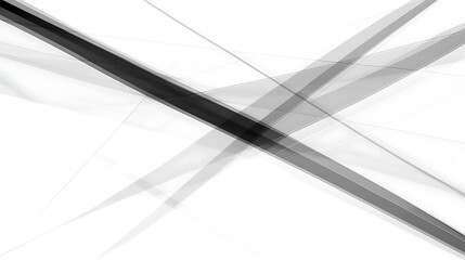 Poster - Geometric Abstract Art with Dynamic Lines and Overlapping Shapes Creating Depth and Movement