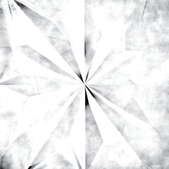 Poster - Geometric Bursting Star in Shades of Gray Illustration Graphic Resource Visual Content Background