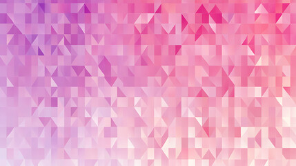 Poster - Geometric Symphony in Pink and Violet Hues Artistic Abstract Design Colorful Presentation