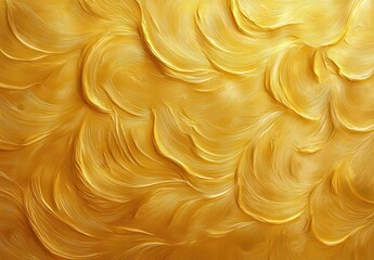 Poster - Abstract Textured Background in Rich Golden Shades with Organic Flowing Patterns and Soft Curves for Elegant and Luxurious Designs