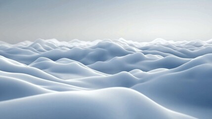 Poster - Crystal-clear seamless white cloud waves, intricate sky ripple patterns for overlays.