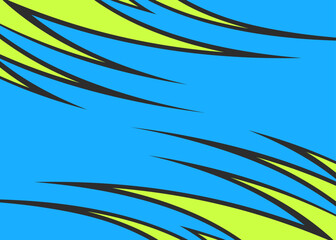 Poster - Abstract background with reflective curved spike line pattern and with some copy space area