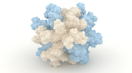 Poster - Interlocked Molecular Structure Complex Arrangement Scientific Visualization Detailed View