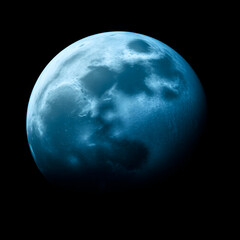 Wall Mural - moon and earth