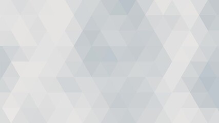 Poster - Mosaic gradient abstract grey triangle background, corporate business presentation minimalist elegant seamless repeating loop animation