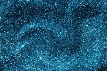 Wall Mural - blue textured glitter background