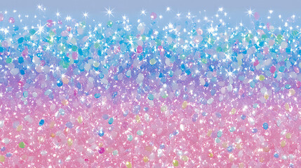Poster - Iridescent Confetti Background Sparkles Texture Design for Celebrations and Festive Occasions
