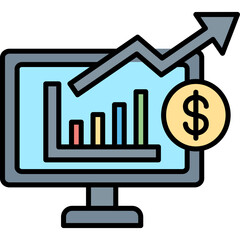 Wall Mural - profits icon
