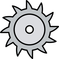 Wall Mural - saw blade icon