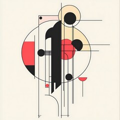 Poster - Abstract Geometric Composition