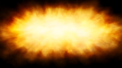 Wall Mural - luminous explosion of solar energy radiating in darkness representing powerful natural phenomenon