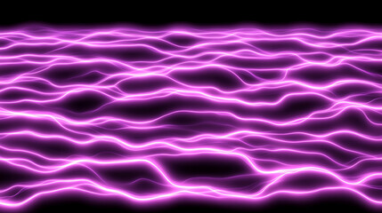 Poster - mesmerizing purple light waves surface abstract background visual design element with energy effect