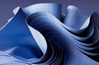 © Westend61 - Abstract textured fluid curves in a light blue gradient design