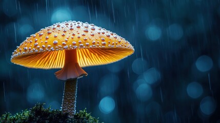 Canvas Print - Rainforest Mushroom Underpour